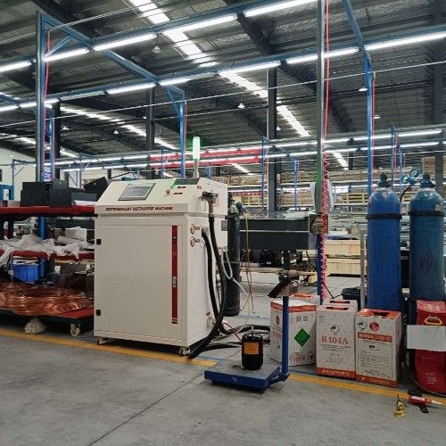 Explosion Proof Refrigerant Charging Machine R134a R32 Ac Gas Charging Station Air Conditioning Refrigerant Charging Equipment Recharge Machine