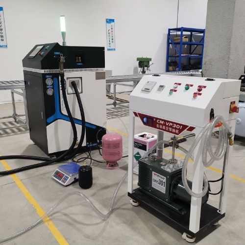 Compressor Driven CM8600 R134a Gas Charging System