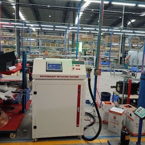 R32 R290 Refrigerant Filling Machine Single Charging Gun A/c Gas Refrigerant Charging Station Flammable Automatic Refrigerant Charging Equipment Automatic Freon Charging Machine