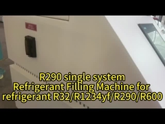 R290 Machine de charge de réfrigérant à pompe à chaleur Système unique de remplissage d'hydrocarbures